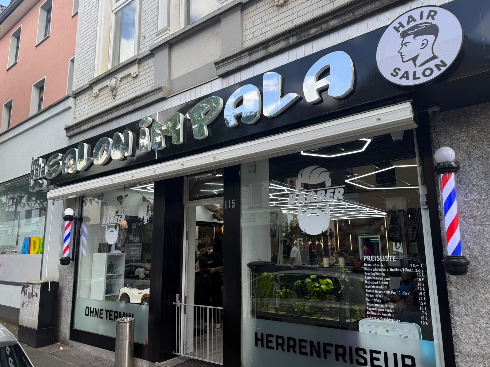 Salon Impala Außenansicht in Solingen-Wald